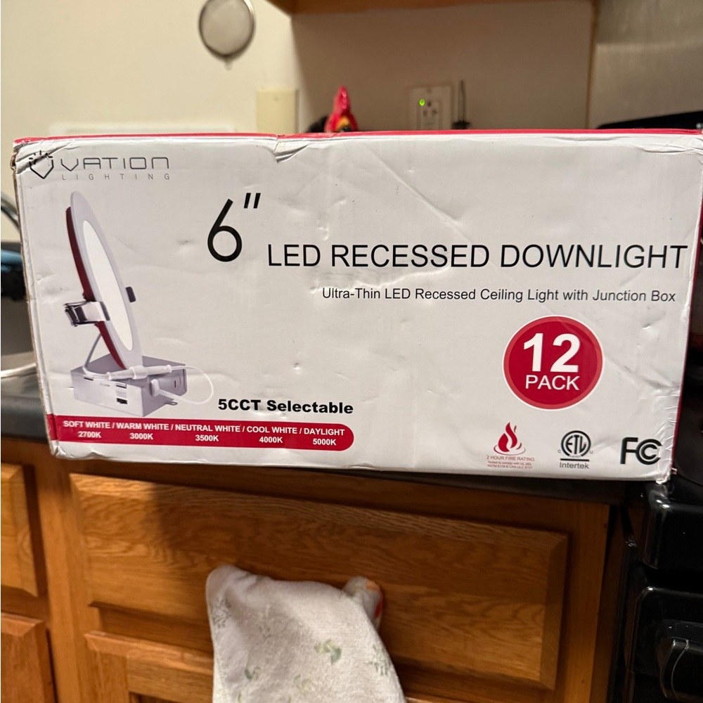 6" LED Recessed Downlight 12 Pack